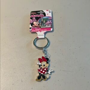 Disney Minnie Mouse Red Polka Dot Keychain